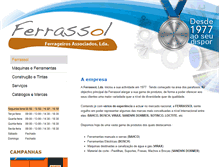 Tablet Screenshot of ferrassol.com
